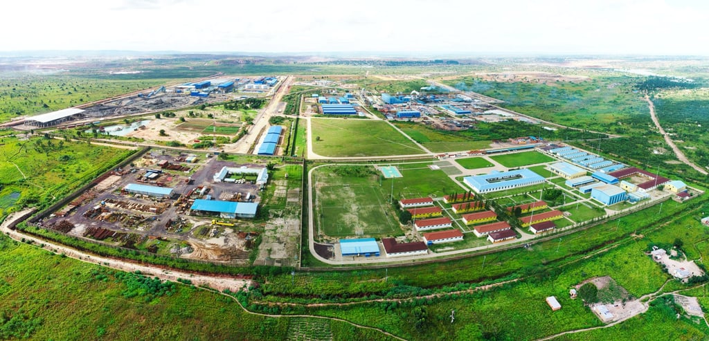 Aerial panoramic photo taken on Feb. 26, 2020 shows the mining site of the Chinese mining company Zijin Mining in Kolwezi, southern Democratic Republic of the Congo (DRC). Photo Xinhua