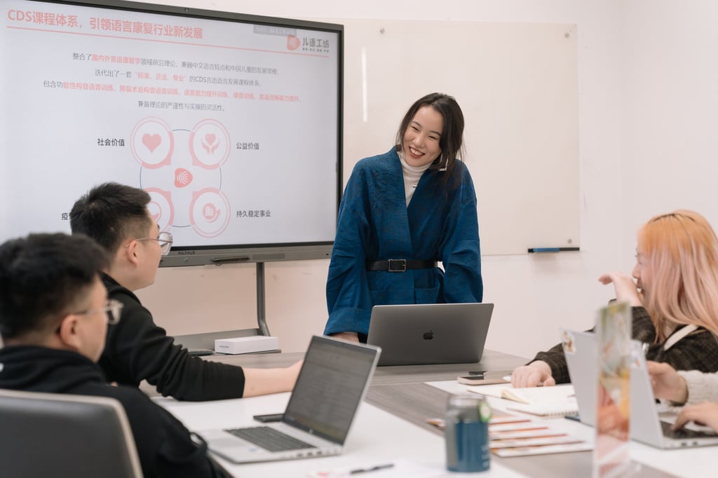 Du Xintong felt compelled to start helping children with speech impairments after meeting a young girl recovering from cleft palate surgery in 2016. Photo: Cartier