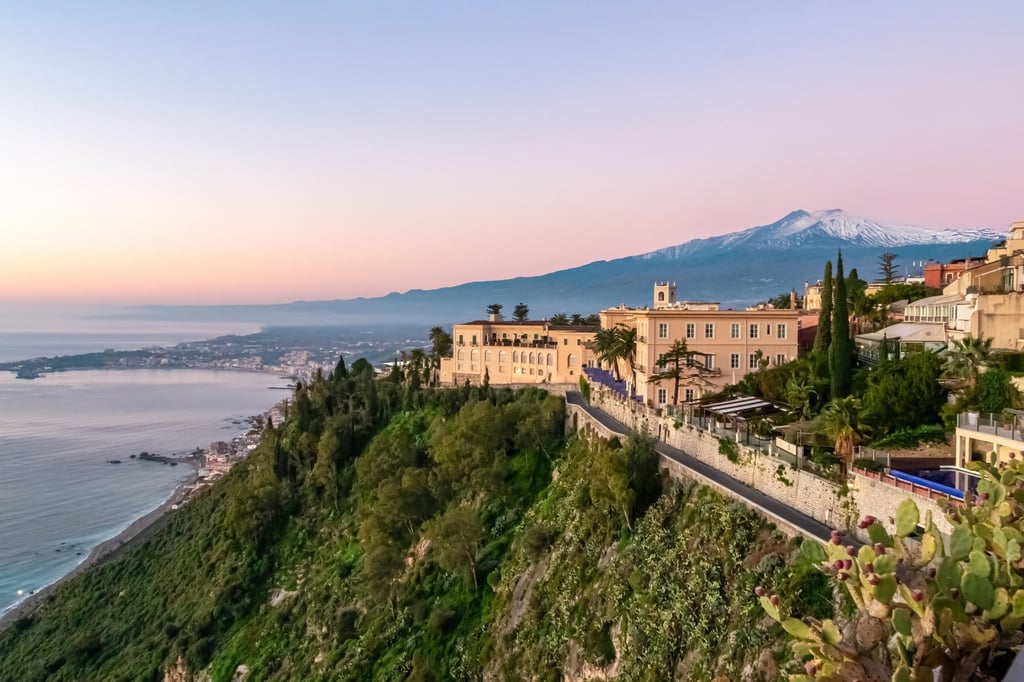 The Sicilian town of Taormina has seen an avalanche of visitors after the airing of The White Lotus season two. Photo: Shutterstock The Sicilian town of Taormina has seen an avalanche of visitors after the airing of The White Lotus season two. Photo: Shutterstock