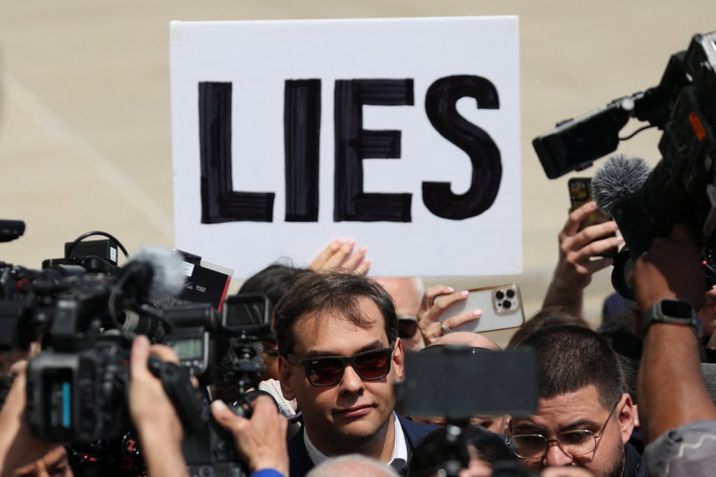 George Santos was ousted from Congress after it was revealed that he had lied about his resume. Photo: Reuters
