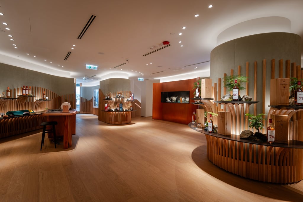 The design of The Macallan House Hong Kong is intended to evoke various elements of The Macallan Estate and its whisky-making process. Photo: The Macallan