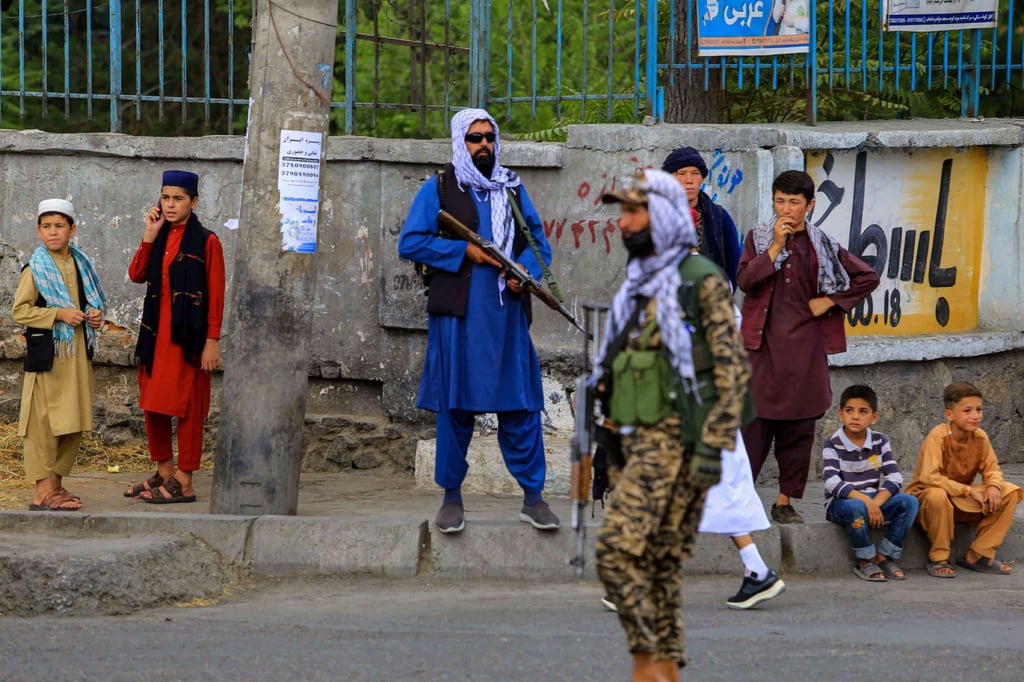 Taliban’s security patrol in Kabul, Afghanistan, in July 2023. The Taliban government is still not officially recognised by any other state. Photo: EPA-EFE