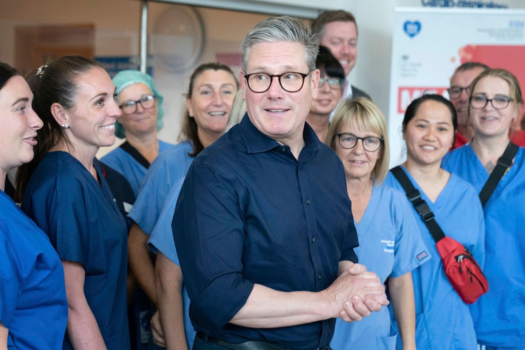 Britain’s Labour Party leader Keir Starmer. Photo: PA via AP