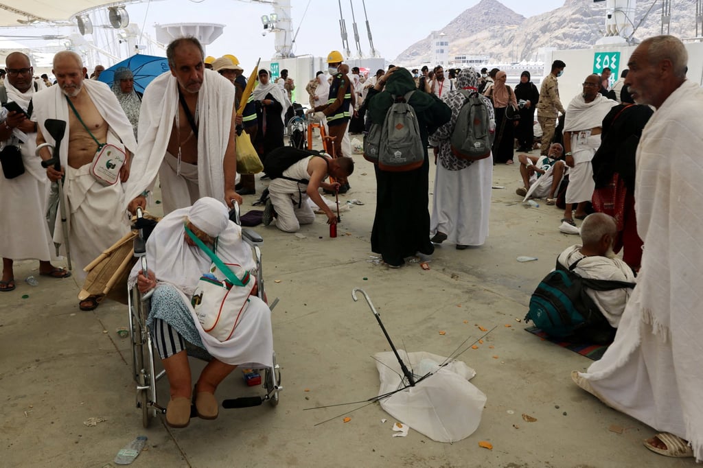Muslim pilgrims in Mina, Saudi Arabia. Photo: Reuters