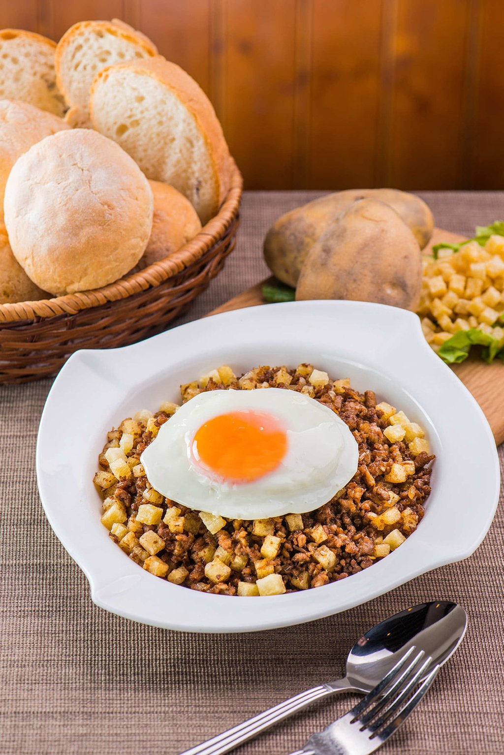 Minchi is Macau’s take on the classic minced pork dishes common to the region Minchi is Macau’s take on the classic minced pork dishes common to the region