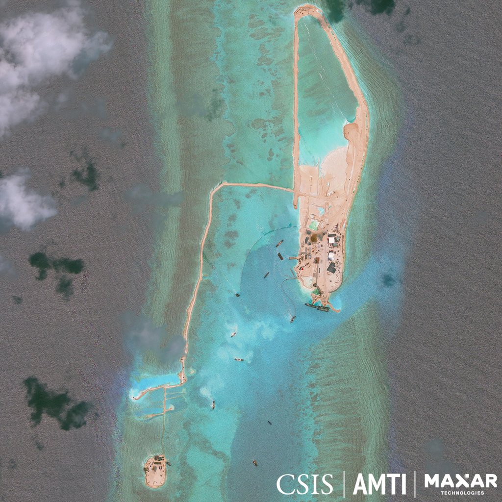 Vietnam has significantly accelerated the expansion of its outposts in the Spratly Islands over the last six months. Photo: Handout