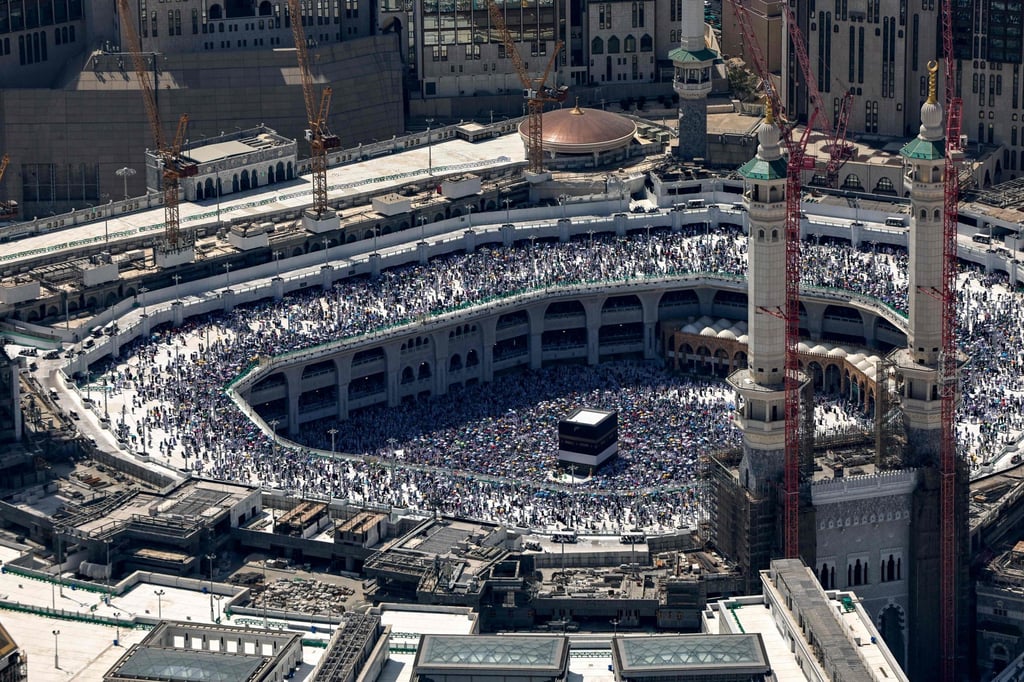 Mecca’s Grand Mosque on Monday. Photo: AFP