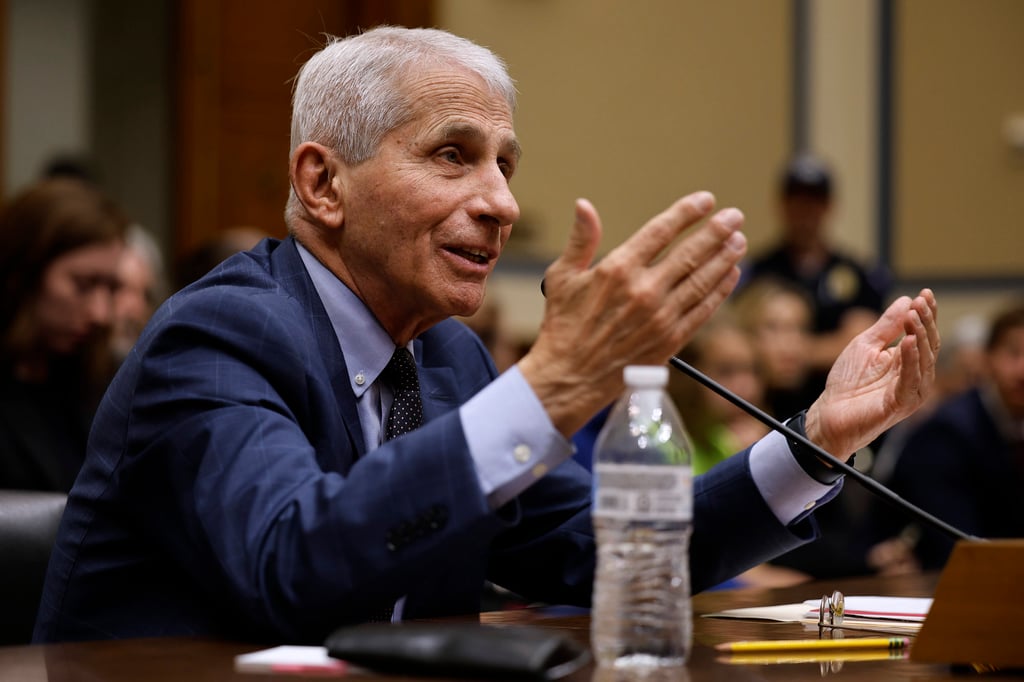 Dr. Anthony Fauci, former director of the National Institute of Allergy and Infectious Diseases, testifies before the US House select subcommittee on the coronavirus pandemic on June 3 in Washington. Photo: Getty Images/TNS Dr. Anthony Fauci, former director of the National Institute of Allergy and Infectious Diseases, testifies before the US House select subcommittee on the coronavirus pandemic on June 3 in Washington. Photo: Getty Images/TNS