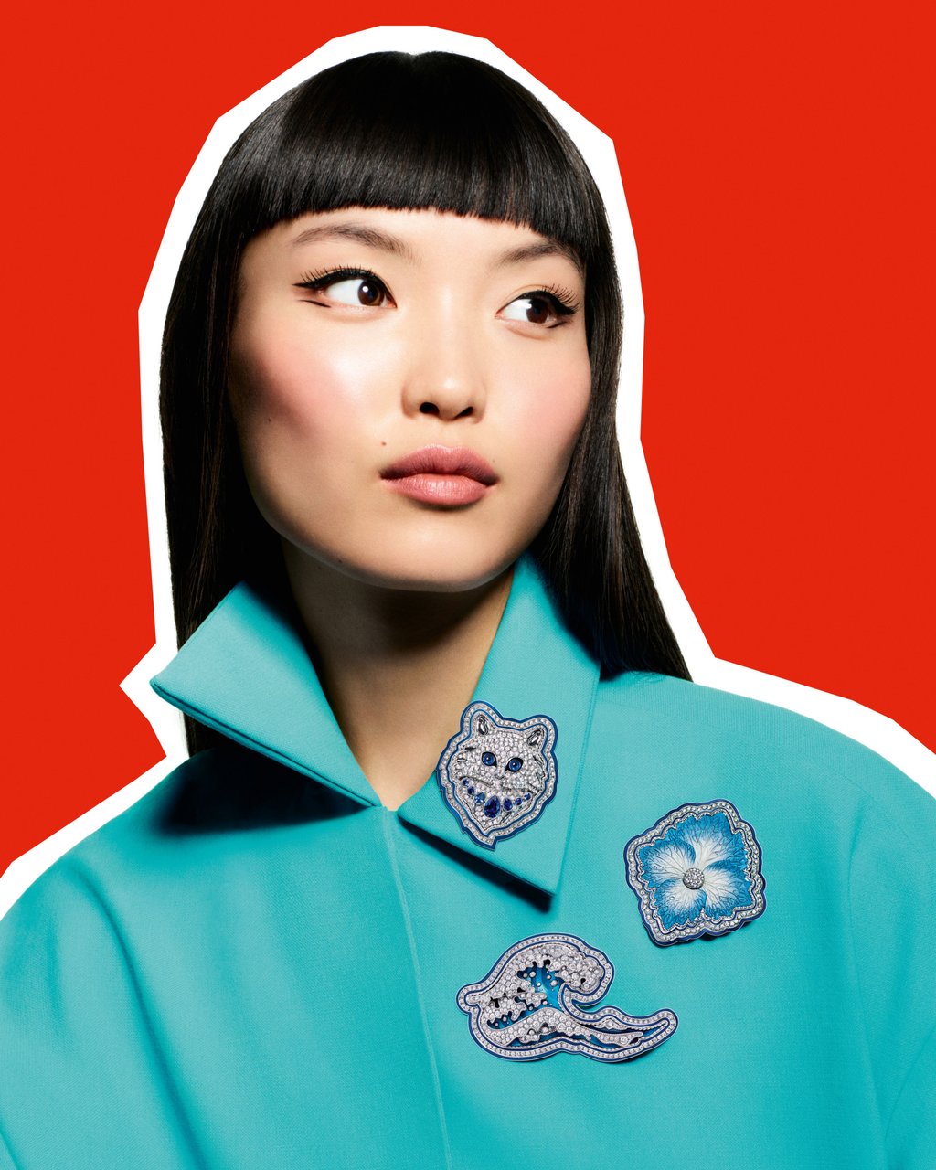 Boucheron Do Not Iron brooches, from the More is More collection