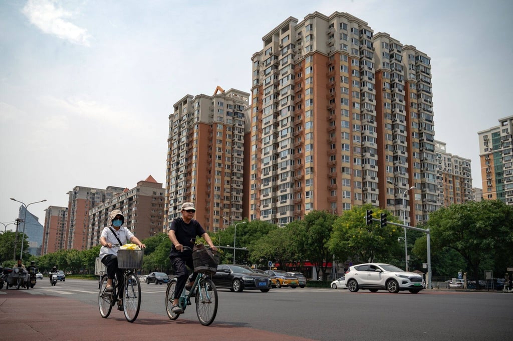Residential buildings in Beijing, China, on Wednesday, May 29, 2024. China’s capital city Beijing will allow families to buy one more home in noncore areas, as the nation’s largest cities are buckling under the pressure of a record real estate downturn. Photo: Bloomberg