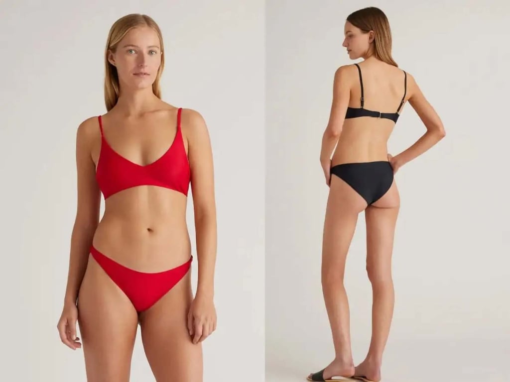 You don’t need to splash a fortune for great quality bikinis with Quince. Photo: Quince You don’t need to splash a fortune for great quality bikinis with Quince. Photo: Quince