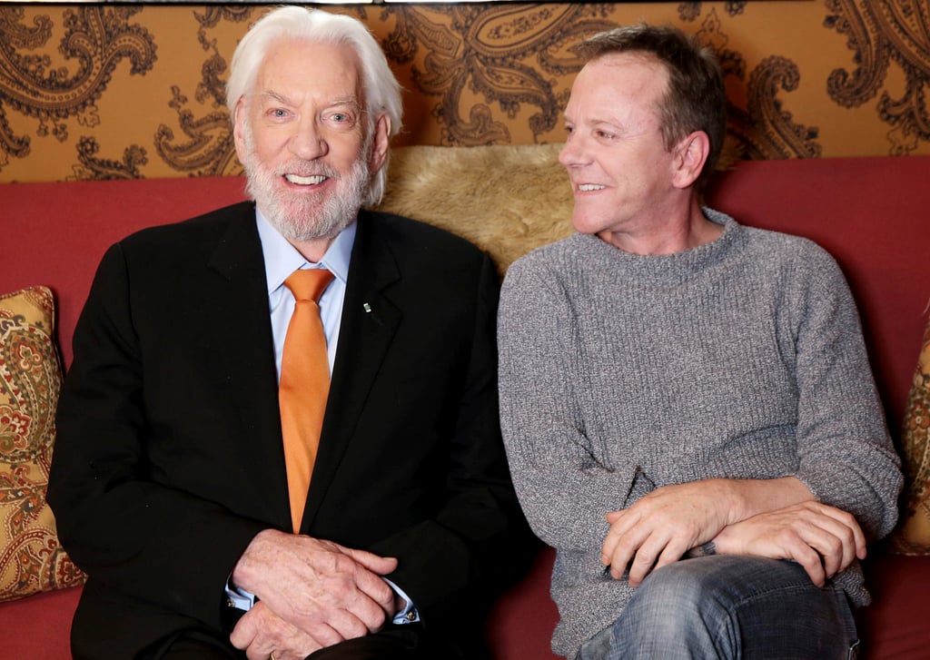 Donald Sutherland with his son Kiefer Sutherland in 2016. File photo: AP Donald Sutherland with his son Kiefer Sutherland in 2016. File photo: AP