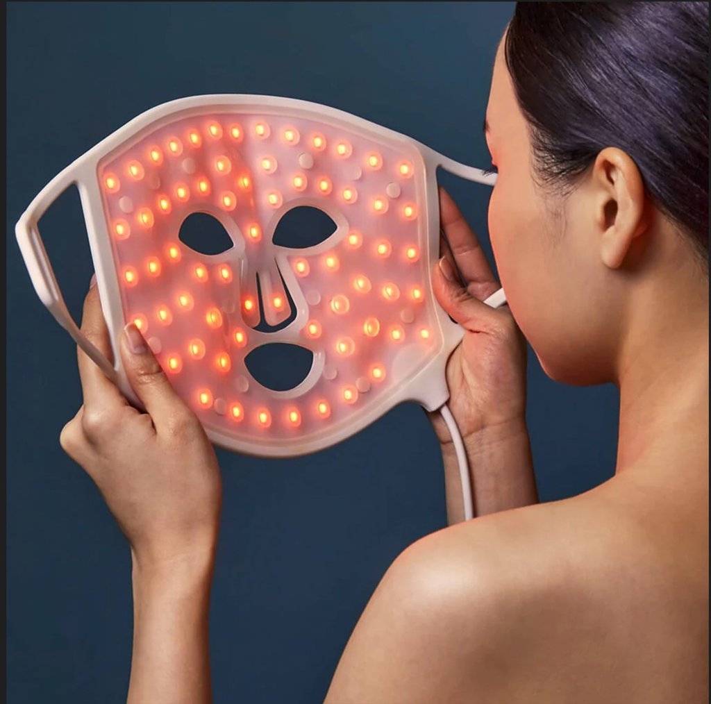 CurrentBody makes a popular red-light LED mask for at-home use