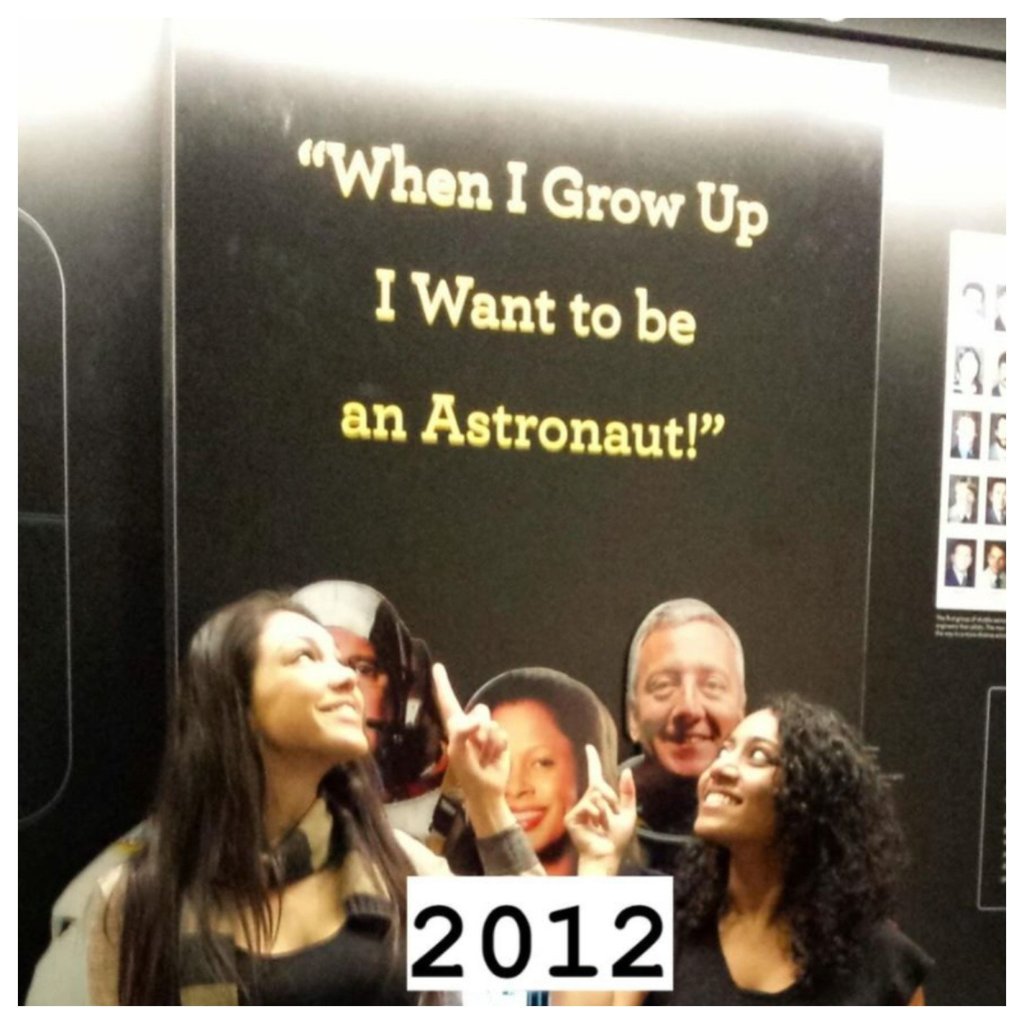 Kellie Gerardi and her friend and colleague Sirisha Bandla, back in 2012. Photo: @kelliegerardi/Instagram