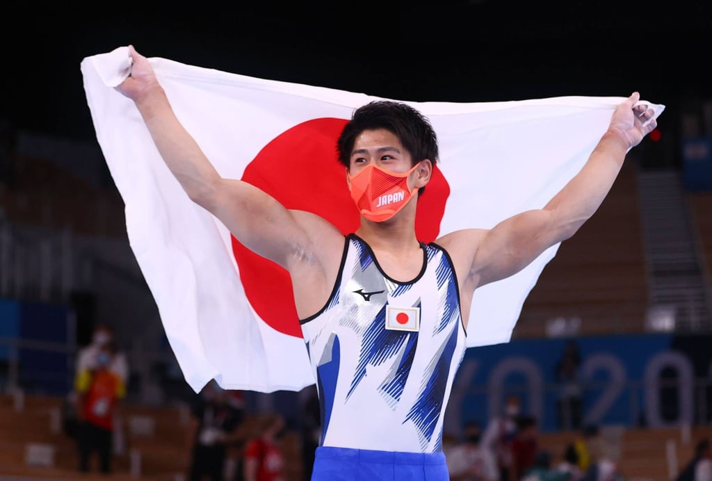 Hashimoto became the youngest men’s all-around champion in Olympic history when he won gold at the age of 19 in Tokyo. Photo: Reuters Hashimoto became the youngest men’s all-around champion in Olympic history when he won gold at the age of 19 in Tokyo. Photo: Reuters