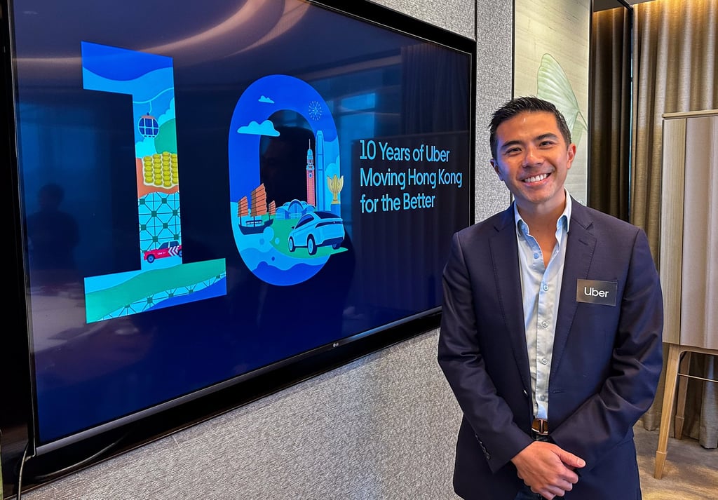 Estyn Chung says more than 100,000 drivers had earned an income through the platform in the past decade. Photo: Oscar Liu