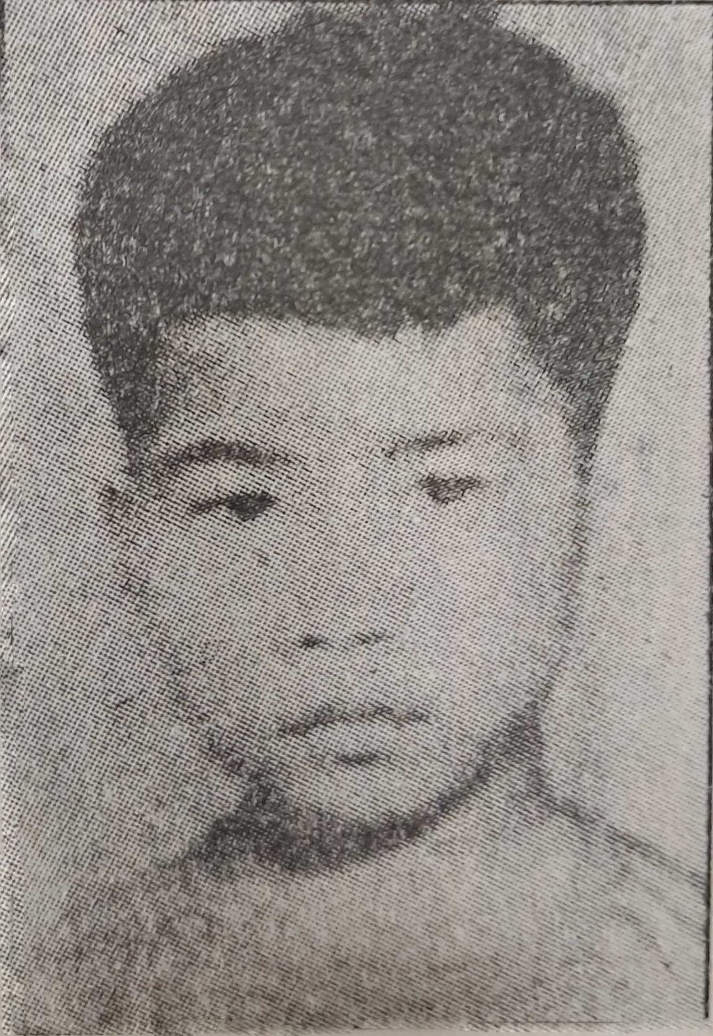 A photo of the boy Lee She-leung, who was slashed with a chopper in Hong Kong on June 23, 1988.