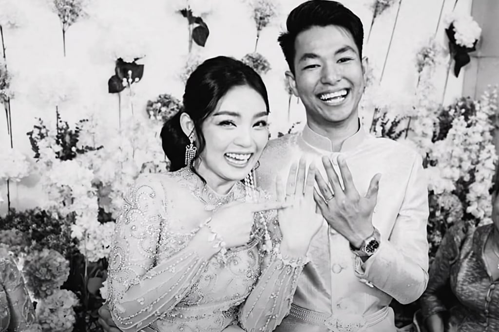 Shooting victims Long Lysong, 27, and his 25-year-old fiancée Khim Kanhchana. Photo: YouTube/Kampuchea-TV Shooting victims Long Lysong, 27, and his 25-year-old fiancée Khim Kanhchana. Photo: YouTube/Kampuchea-TV