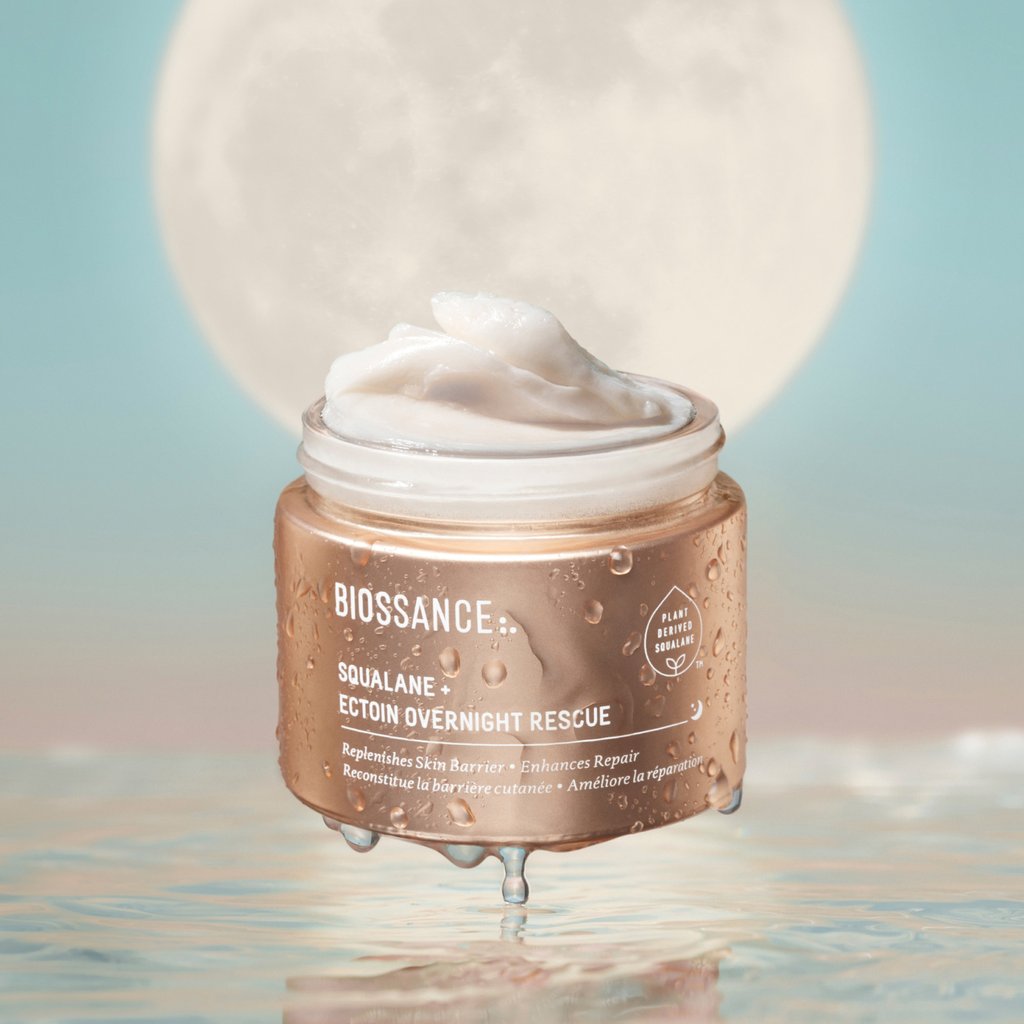 Biossance’s Squaline + Ectoin Overnight Rescue is one of a handful of products that leverages ectoin’s skin barrier-strengthening effects Biossance’s Squaline + Ectoin Overnight Rescue is one of a handful of products that leverages ectoin’s skin barrier-strengthening effects
