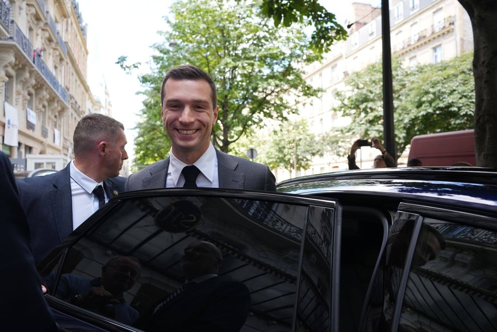 French far-right leader Jordan Bardella. Photo: Bloomberg
