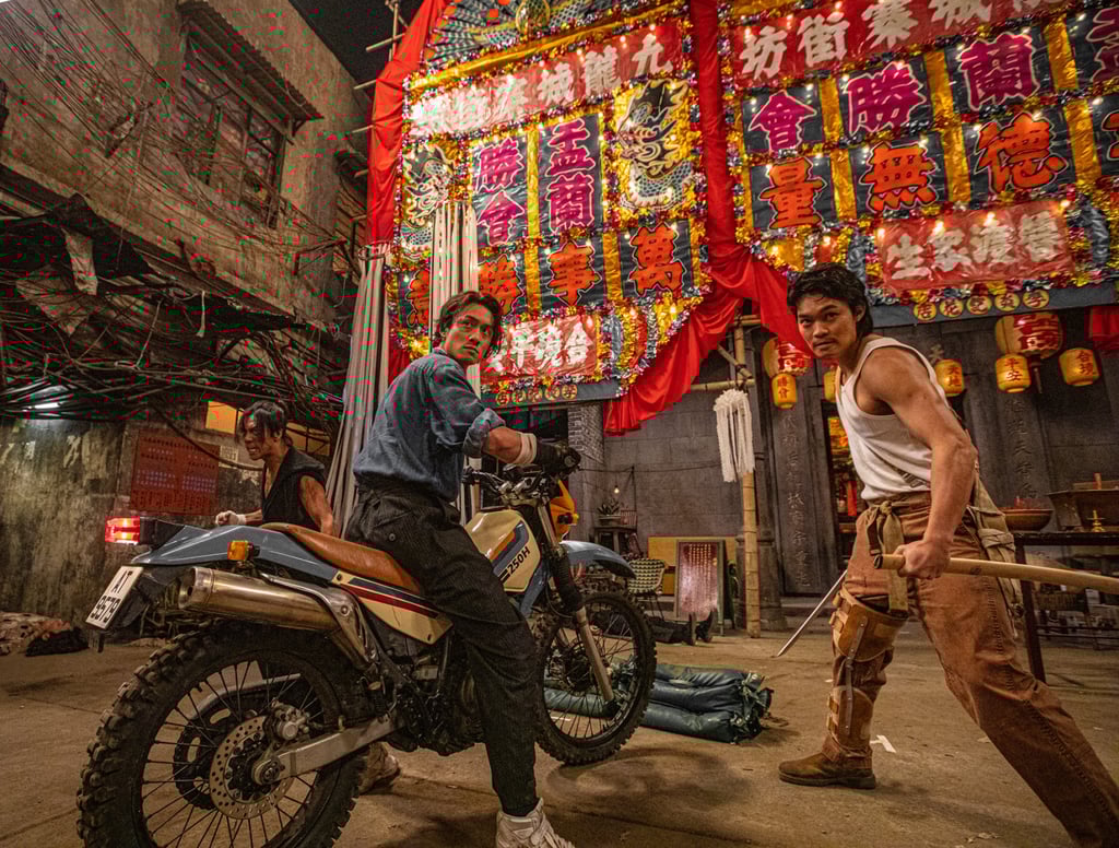 (From left) German Cheung, Terrance Lau and Tony Wu in a still from Twilight of the Warriors: Walled In, by far the biggest Hong Kong blockbuster of 2024. Photo: Media Asia Films