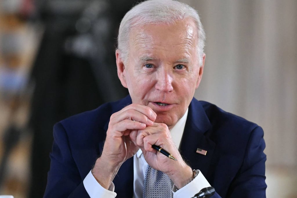 US president Joe Biden attends the Partnership for Global Infrastructure and Investment Event during the G7 Summit at the Borgo Egnazia resort in Savelletri, Italy, on June 13. Photo: AFP US president Joe Biden attends the Partnership for Global Infrastructure and Investment Event during the G7 Summit at the Borgo Egnazia resort in Savelletri, Italy, on June 13. Photo: AFP
