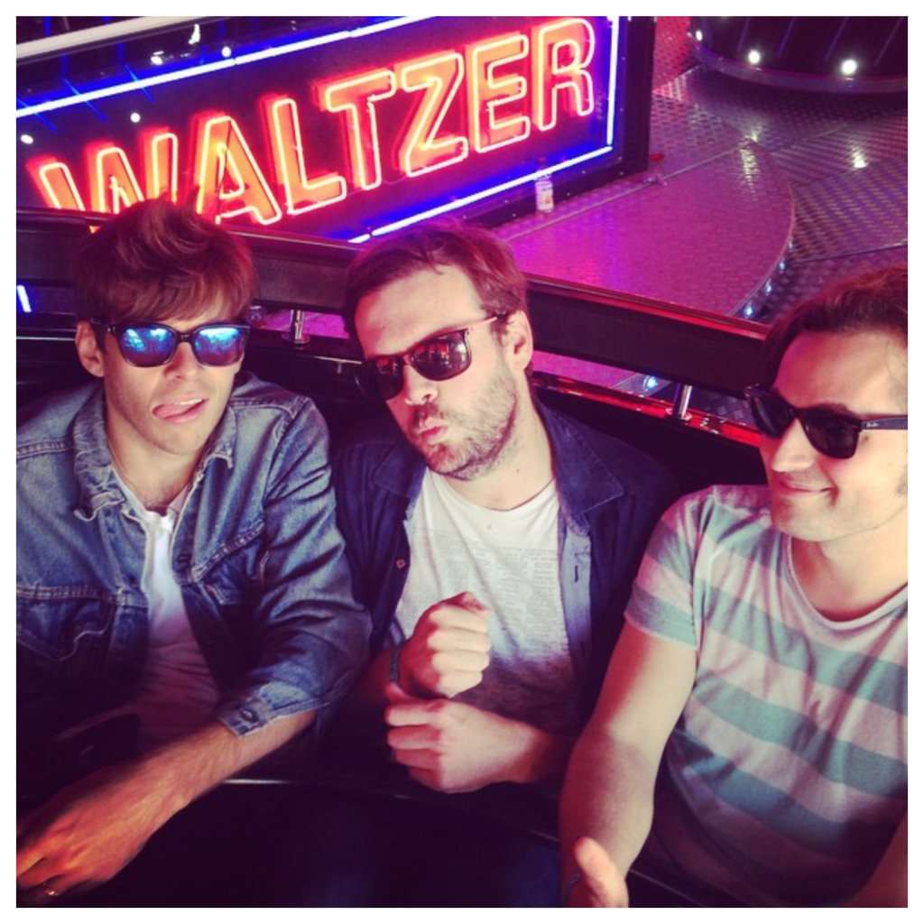 James Righton with his Klaxons bandmates Jamie Reynolds and Simon Taylor-Davis. Photo: @klaxonsband/Instagram James Righton with his Klaxons bandmates Jamie Reynolds and Simon Taylor-Davis. Photo: @klaxonsband/Instagram