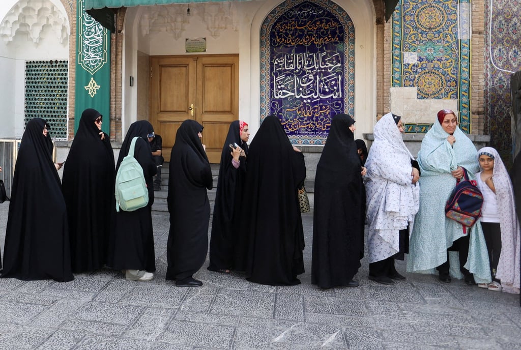 Iranians queue to vote in Tehran. Photo: West Asia News Agency via Reuters Iranians queue to vote in Tehran. Photo: West Asia News Agency via Reuters