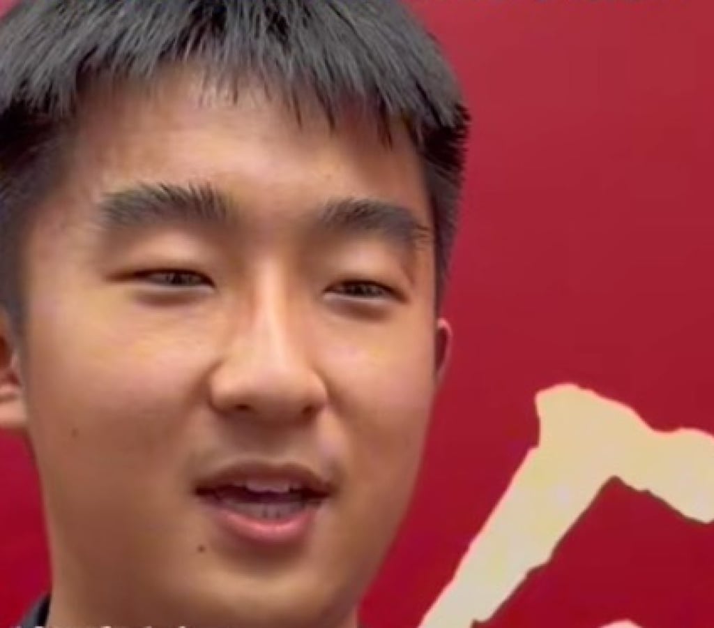Zhu Yetian performed so well in the exam that he qualified for admission to a top university. Photo: Douyin Zhu Yetian performed so well in the exam that he qualified for admission to a top university. Photo: Douyin