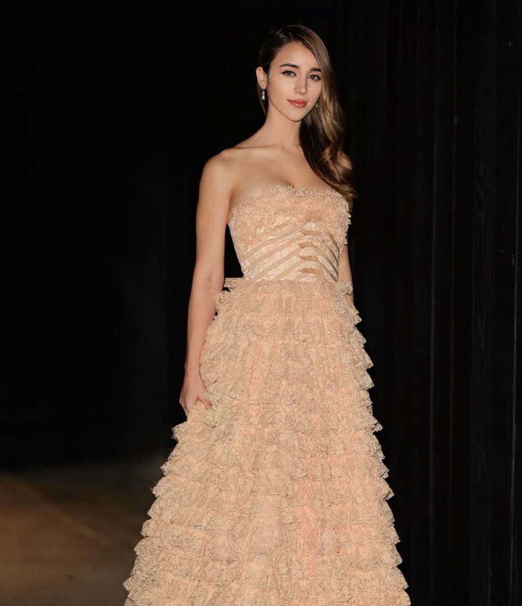 Caylee Cowan rocking a Betsey Johnson dress. Photo: @cayleecowan/Instagram