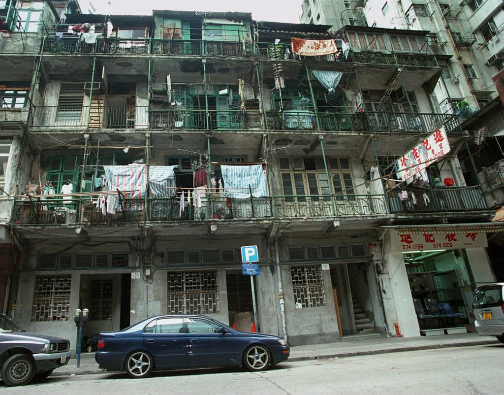 Old shophouses on Mallory Street in Wan Chai on October 19, 1999. Photo: Edmond So