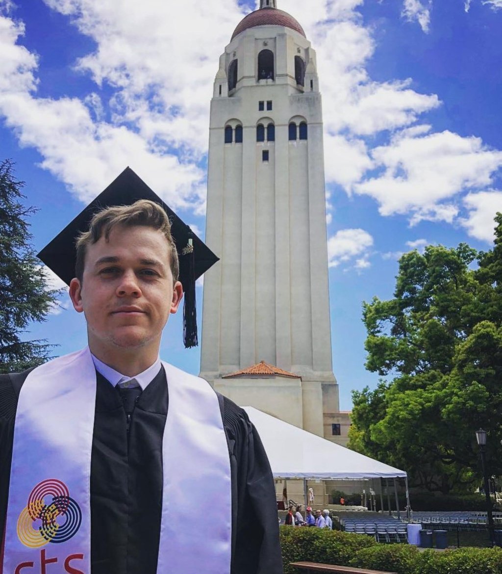 Proud dad Rob Lowe posted a photograph of John’s graduation. Photo: @roblowe/Instagram Proud dad Rob Lowe posted a photograph of John’s graduation. Photo: @roblowe/Instagram