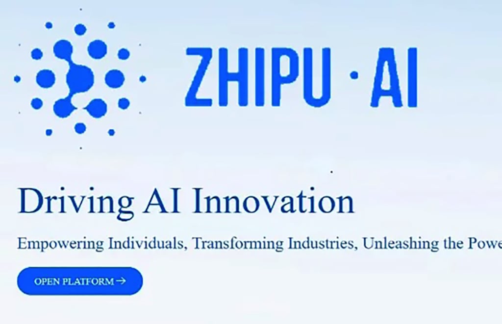 Zhipu AI talked about how the tech unicorn helps companies train their own generative AI applications. Photo: Handout
