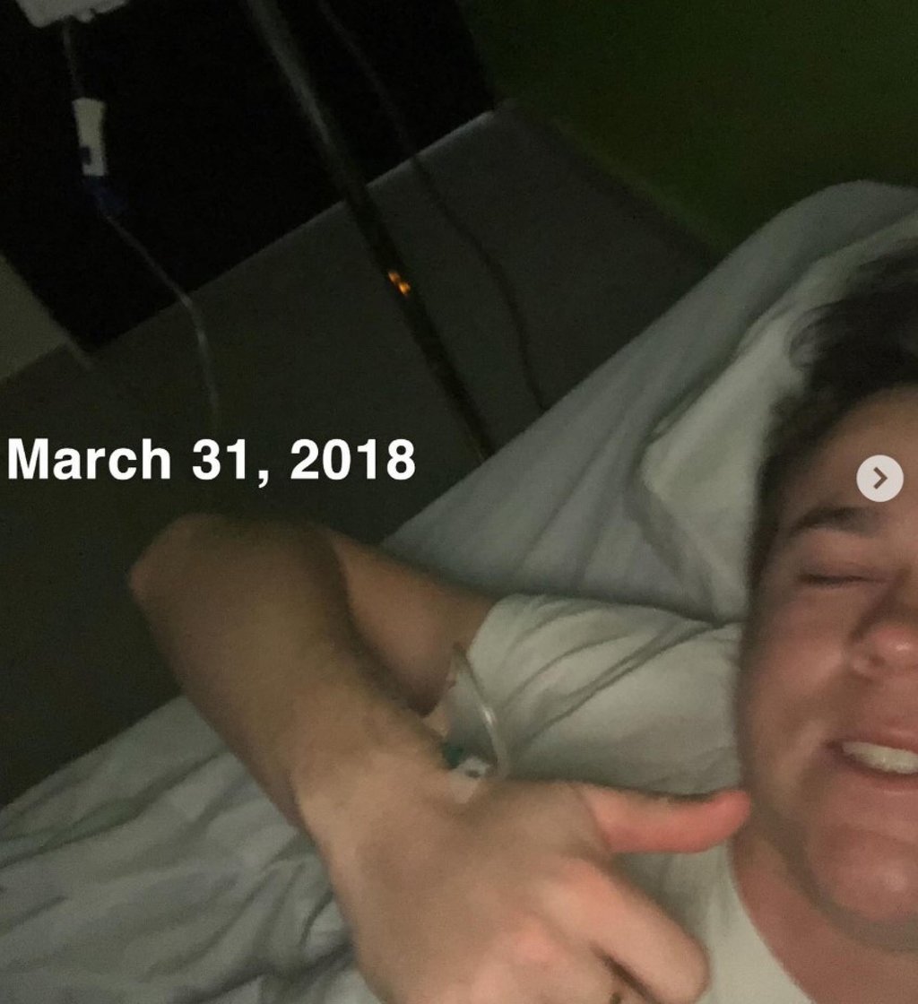 Lowe shared his journey to being sober. Photo: @johhnylowe/Instagram Lowe shared his journey to being sober. Photo: @johhnylowe/Instagram