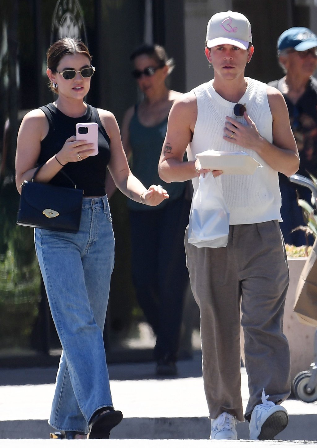 Spotted: Lucy Hale with John Owen Lowe, Rob Lowe’s son. Photo: Getty Spotted: Lucy Hale with John Owen Lowe, Rob Lowe’s son. Photo: Getty