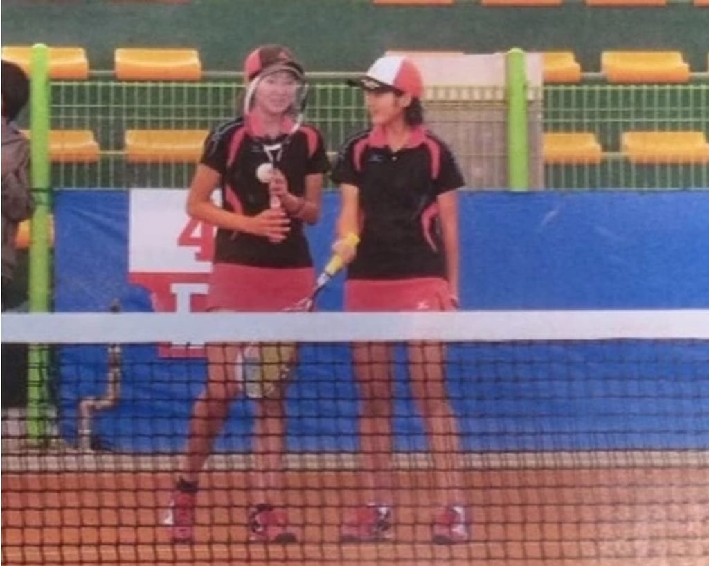 The twin sisters have always done things together, including being tennis doubles partners. Photo: Maidonanews The twin sisters have always done things together, including being tennis doubles partners. Photo: Maidonanews