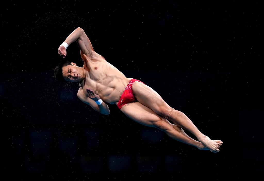 China’s Cao Yuan competes in the men’s 10m platform final at the Tokyo Olympics. Photo: DPA China’s Cao Yuan competes in the men’s 10m platform final at the Tokyo Olympics. Photo: DPA
