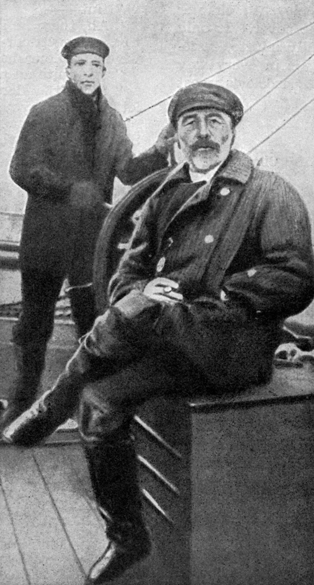 Joseph Conrad (above, right) was a merchant seaman before he became a writer. Photo: Getty Images
