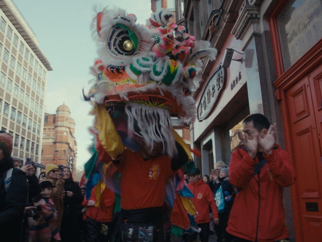 Kelvin Chan performs a lion dance in a still from Heart of the Lion, a new documentary from director Rosanna Lee. Photo: Heart of the Lion