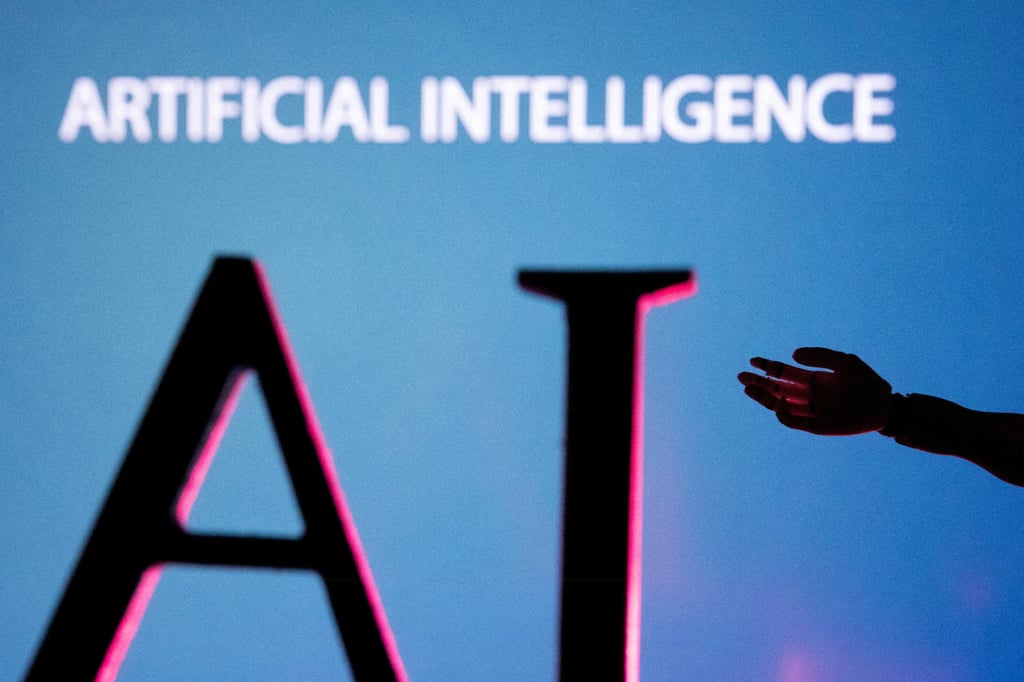 AI letters and robot hand seen in this illustration, taken June 23, 2023. Photo: Reuters AI letters and robot hand seen in this illustration, taken June 23, 2023. Photo: Reuters