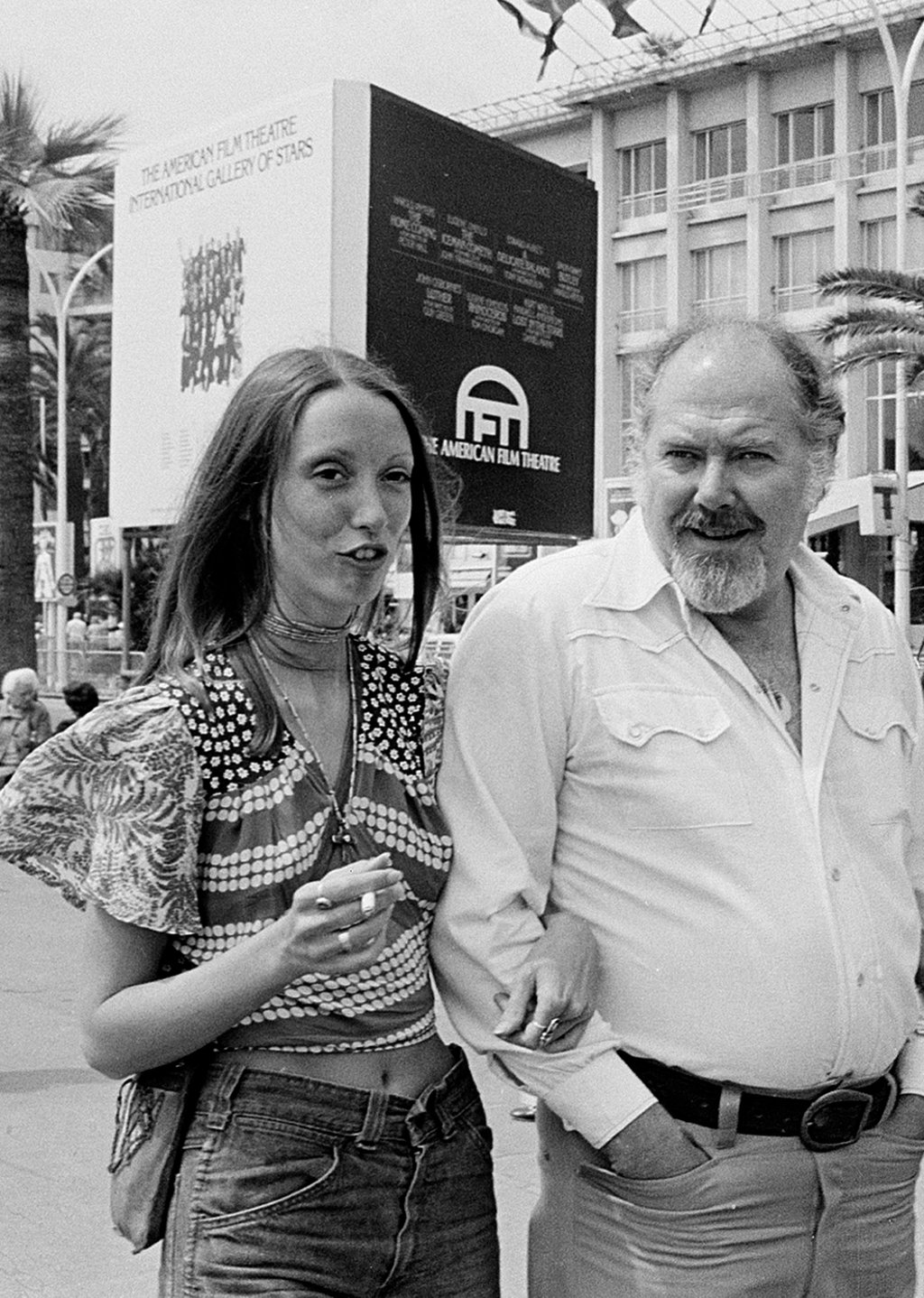 Shelley Duvall and Robert Altman in 1974. File photo: AP