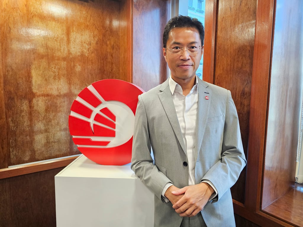 Kelvin Lou Po-hong, the CEO of OCBC Macau. Photo: Enoch Yiu