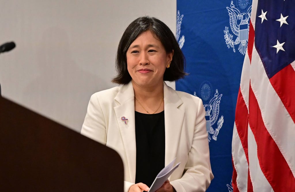 US Trade Representative Katherine Tai is the first Asian-American to hold the cabinet-level position. Photo: AFP US Trade Representative Katherine Tai is the first Asian-American to hold the cabinet-level position. Photo: AFP