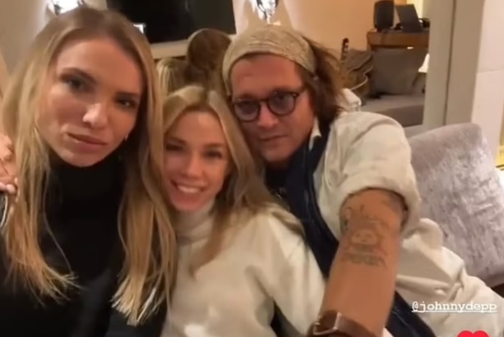 Yulia Vlasova and Johnny Depp on the Russian model’s Instagram story. Photo: @im__iuliia/Instagram Yulia Vlasova and Johnny Depp on the Russian model’s Instagram story. Photo: @im__iuliia/Instagram