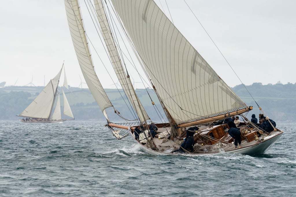 Moonbeam IV fought hard at the finale of the Richard Mille Cup regatta