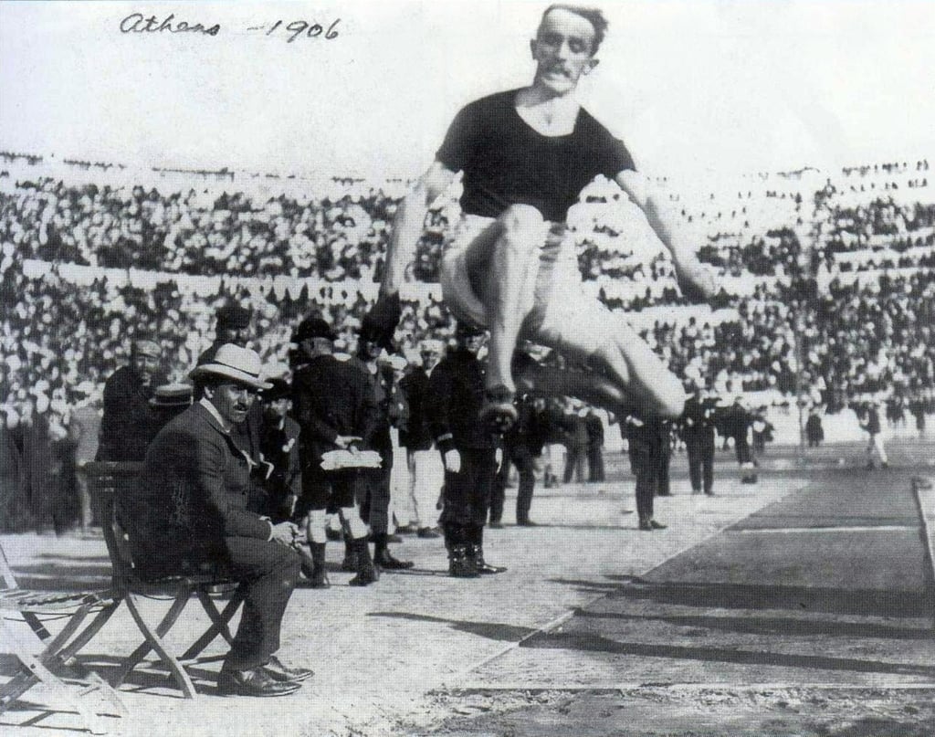 Peter O’Connor, 1906 Intercalated Olympic Games, Athens. Photo: Wikimedia