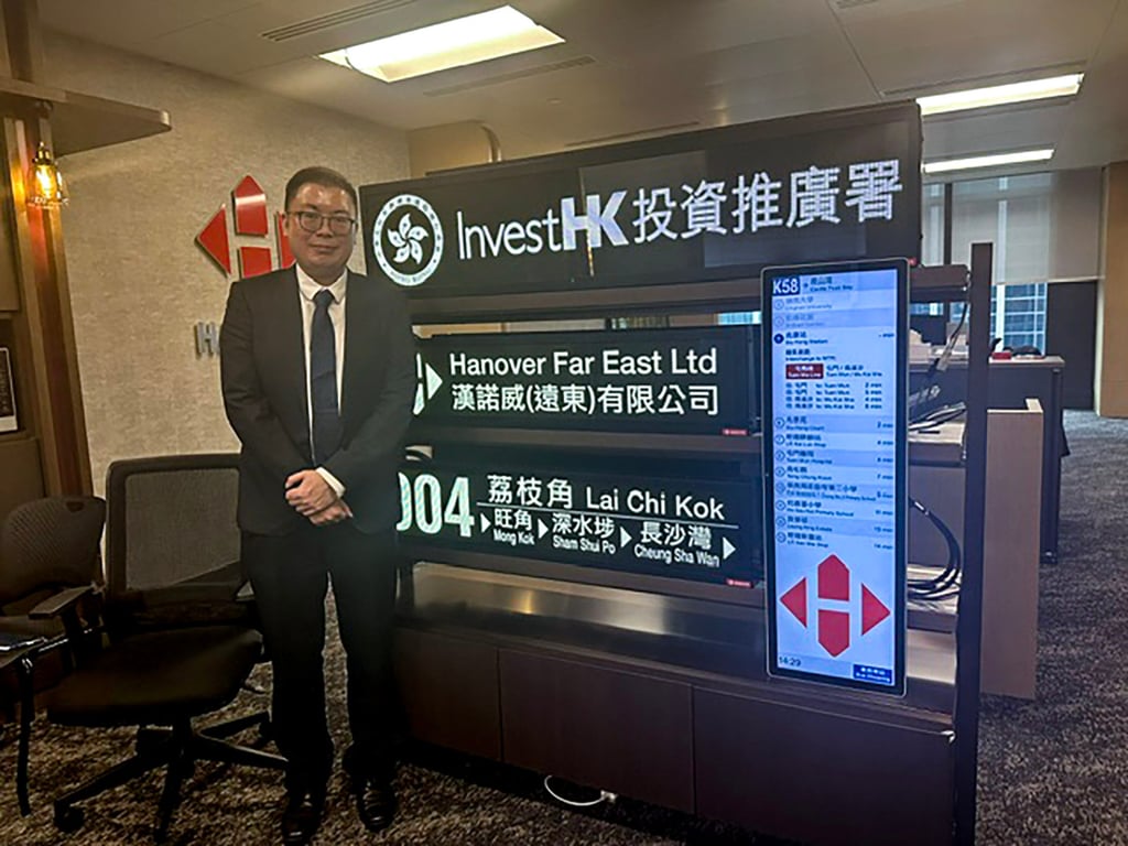 Kwan Yu-him, the regional head for Hong Kong and China at Hanover Far East. Photo: Cheryl Arcibal Kwan Yu-him, the regional head for Hong Kong and China at Hanover Far East. Photo: Cheryl Arcibal