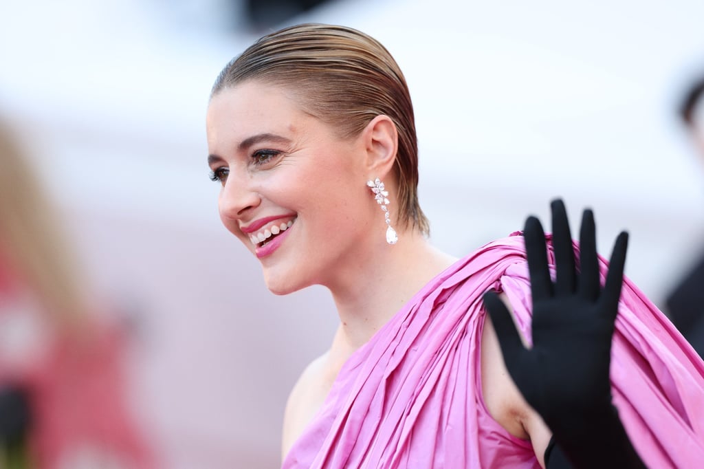 Greta Gerwig at the red carpet for Beating Hearts at Cannes on May 23. Photo: Getty Images Greta Gerwig at the red carpet for Beating Hearts at Cannes on May 23. Photo: Getty Images