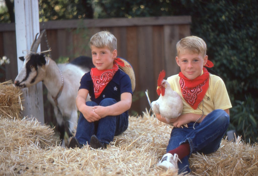 Doug (right) and brother Pete as children Doug (right) and brother Pete as children