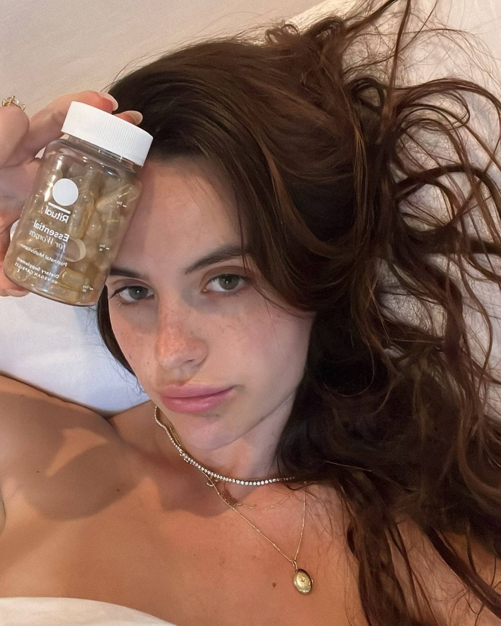 Natalie Joy selling Ritual postnatal multivitamins on her Instagram. Photo: @nnataliejjoy/Instagram Natalie Joy selling Ritual postnatal multivitamins on her Instagram. Photo: @nnataliejjoy/Instagram